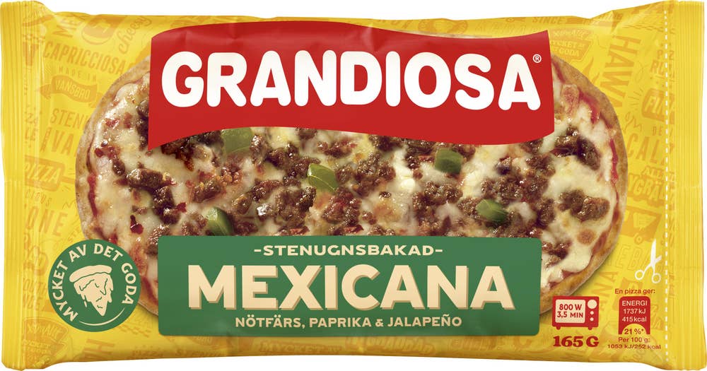 Grandiosa Minpizza Mexicana Fryst