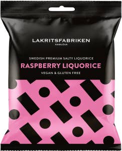Lakritsfabriken i Ramlösa Saltlakrits Raspberry