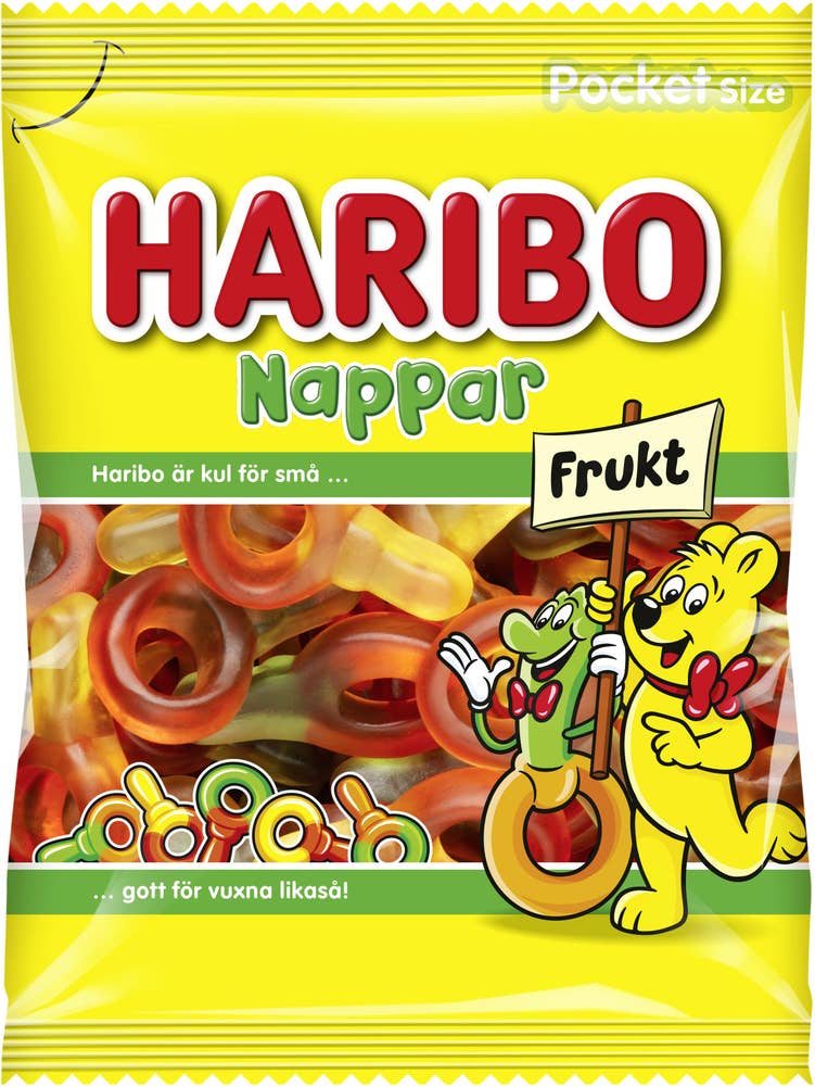 Haribo Nappar Frukt