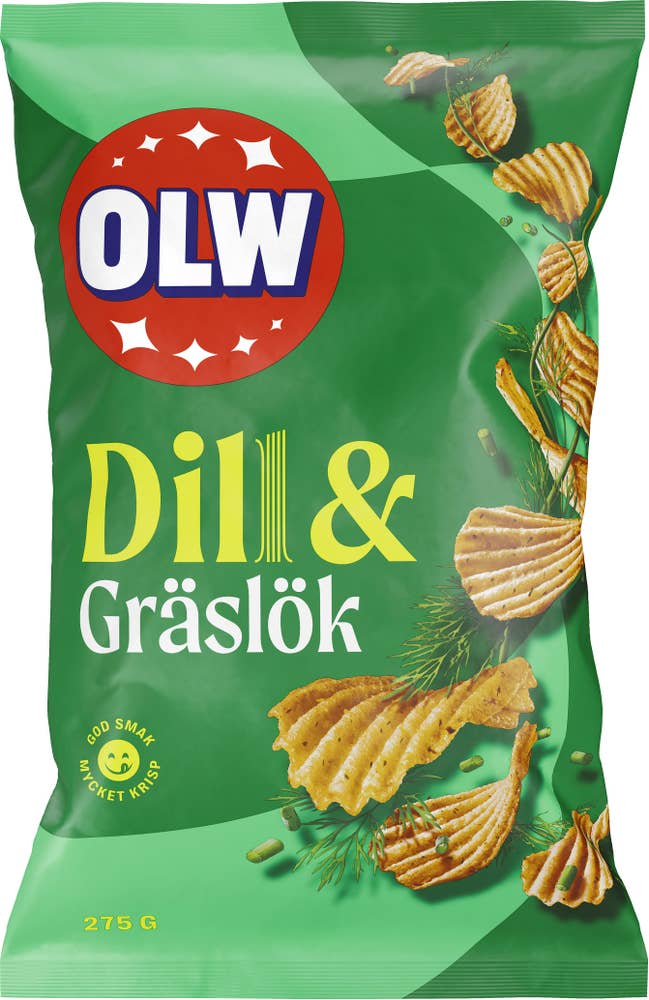 OLW Chips Dill & Gräslök
