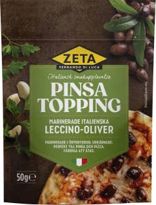 Zeta Pinsa Topping Leccino Oliver