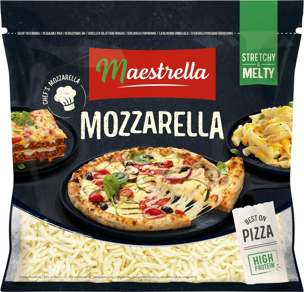 Maestrella Mozzarella Riven 21%