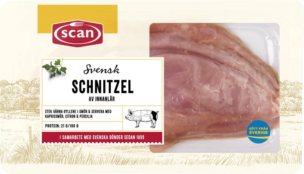 Scan Schnitzel Innanlår