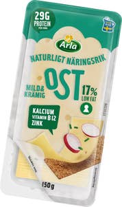 Arla® Ost Mild & Krämig Skivad 17%