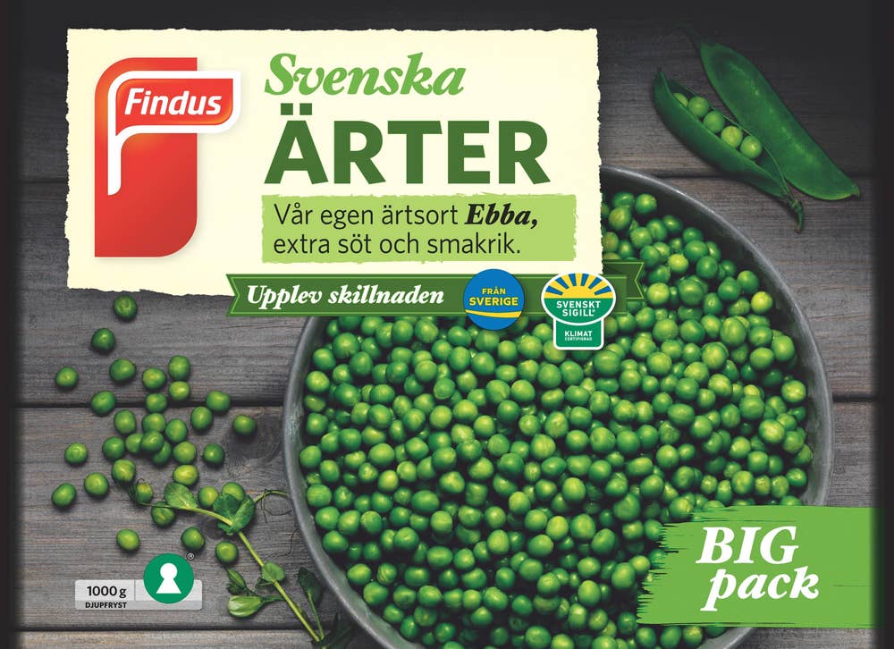 Findus Ärter Frysta