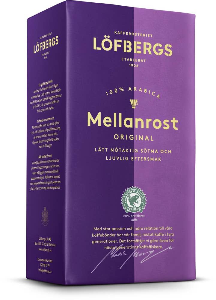 Löfbergs Bryggkaffe Mellanrost Löfbergs