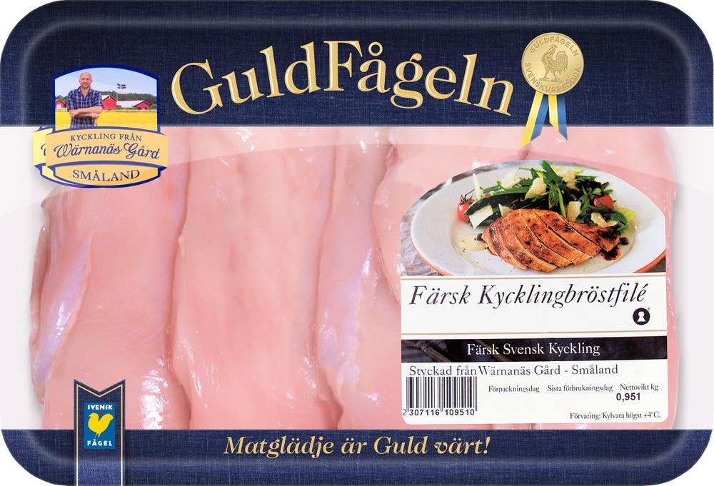 Guldfågeln Färsk Kycklingbröstfilé