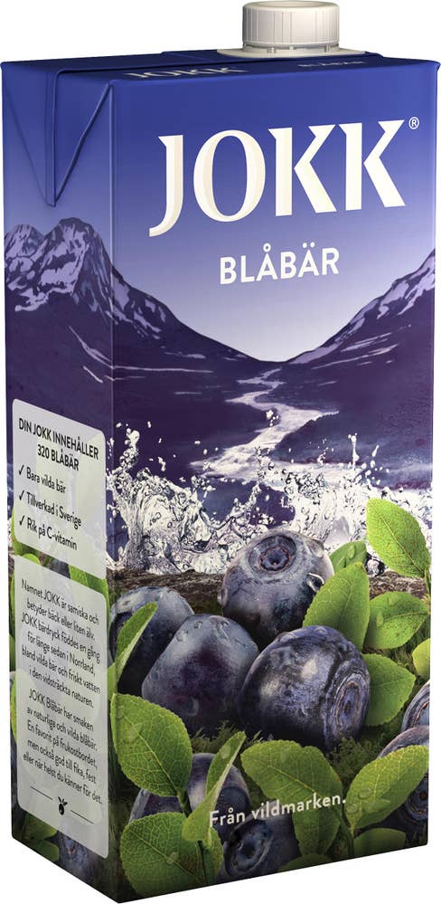 Ej sorterad Blåbärdryck 1L Jokk