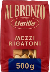 Barilla Pasta Mezzi Rigatoni Al Bronzo