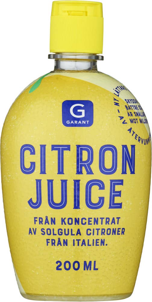 Citronjuice från Koncentrat