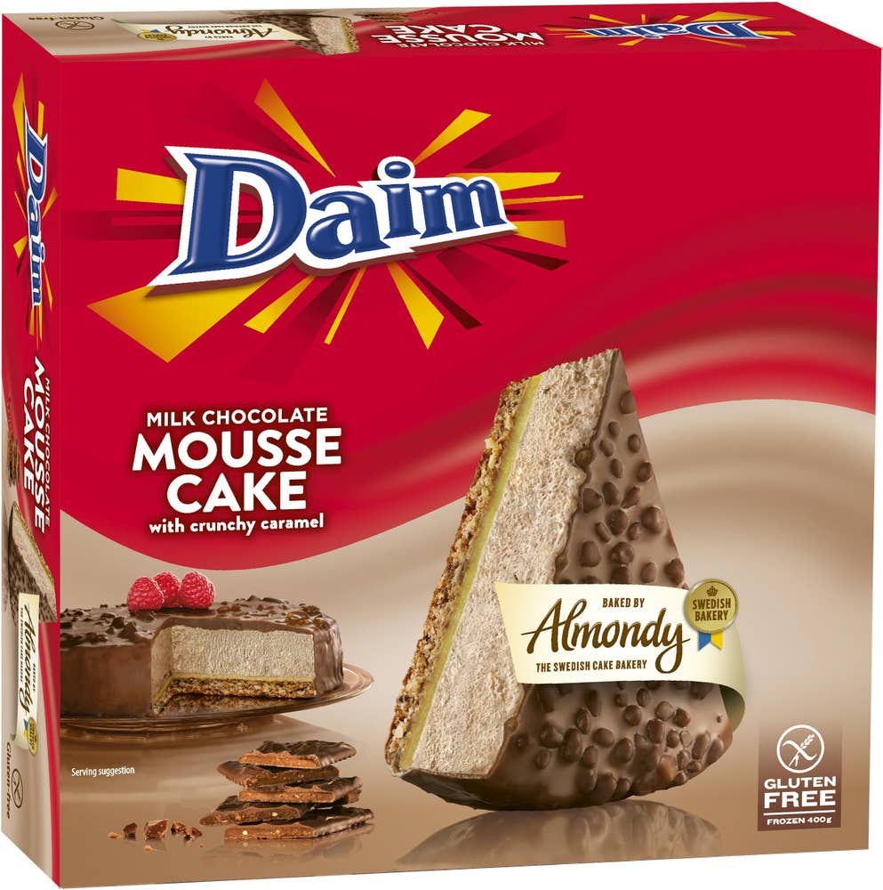 Almondy Moussetårta Daim Fryst 400g Almondy