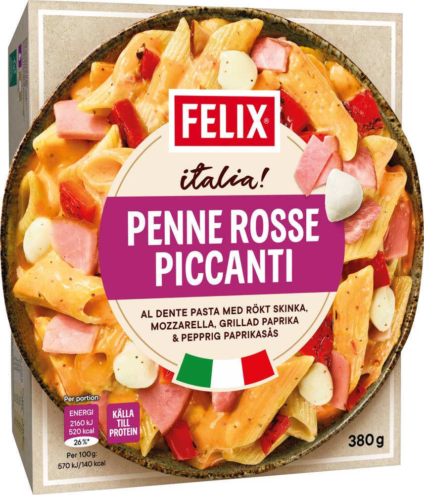 Felix Penne Rosse Piccanti Fryst