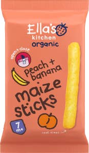 Ella's Kitchen Sticks Majs Persika Banan 7M EKO