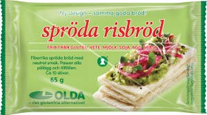 OLDA Spröda Risbröd Glutenfri