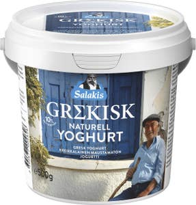 Salakis Grekisk Yoghurt 10% 500g Salakis