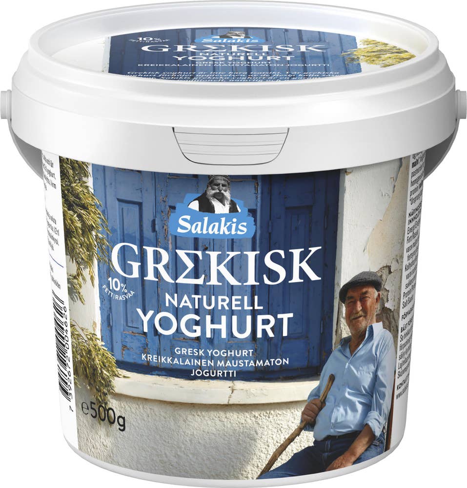 Salakis Grekisk Yoghurt 10% 500g Salakis