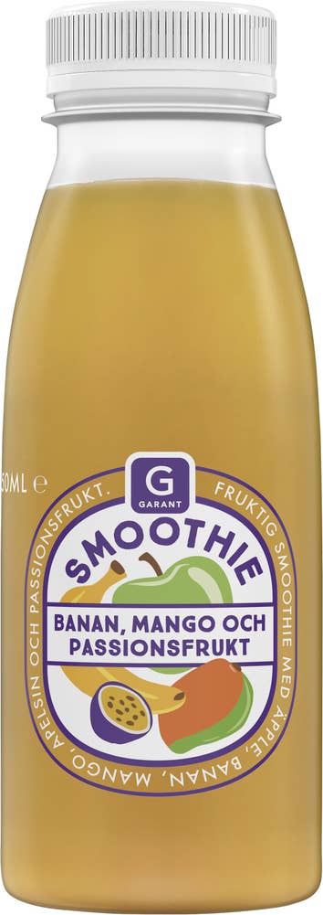 Garant Smoothie Banan, Mango & Passionfrukt