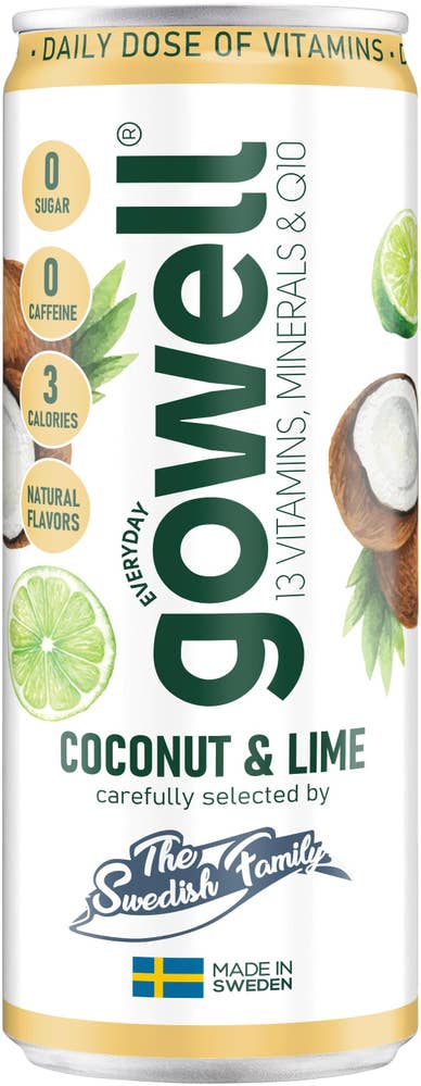 Gowell Funktionsdryck Kokos & Lime Sockerfri