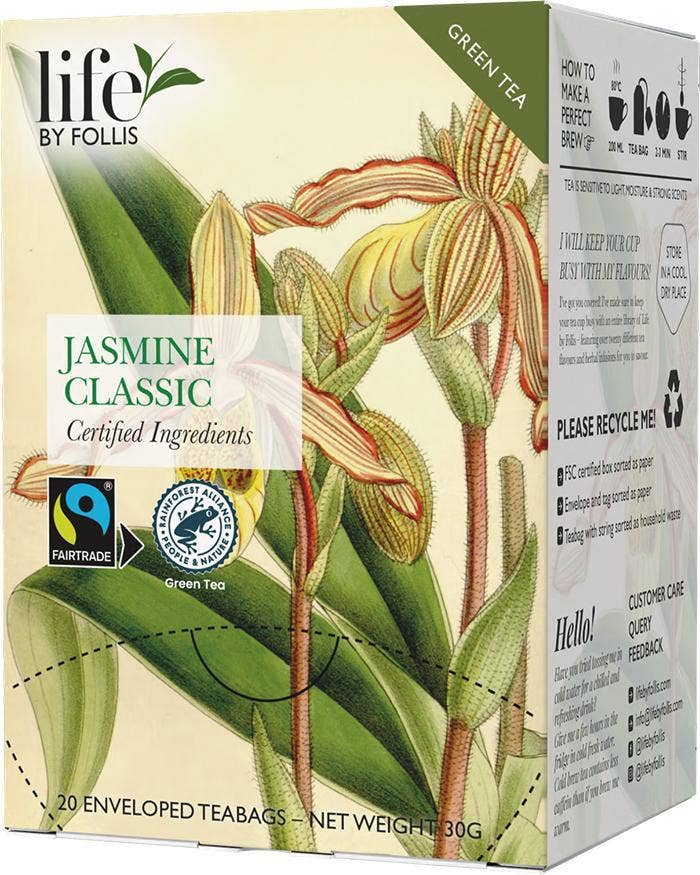 Life by Follis Grönt Te Jasmine Classic Fairtrade