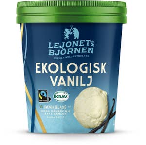 Lejonet & Björnen Glass Vanilj KRAV/Fairtrade 500ml Lejonet & Björnen