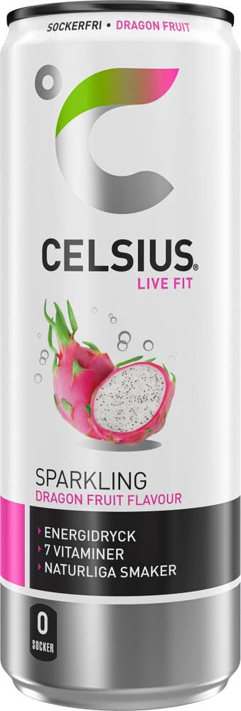 Celsius Energidryck Dragon Fruit Sockerfri