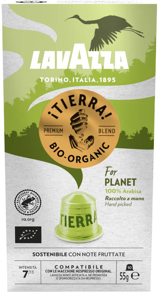 Lavazza Tierra For Planet 7 Kaffekapslar EKO