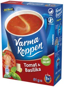 Blå Band Varma Koppen Soppa Tomat & Basilika