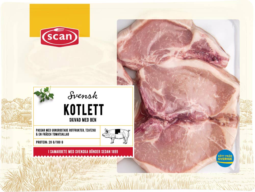 Scan Kotlett med Ben
