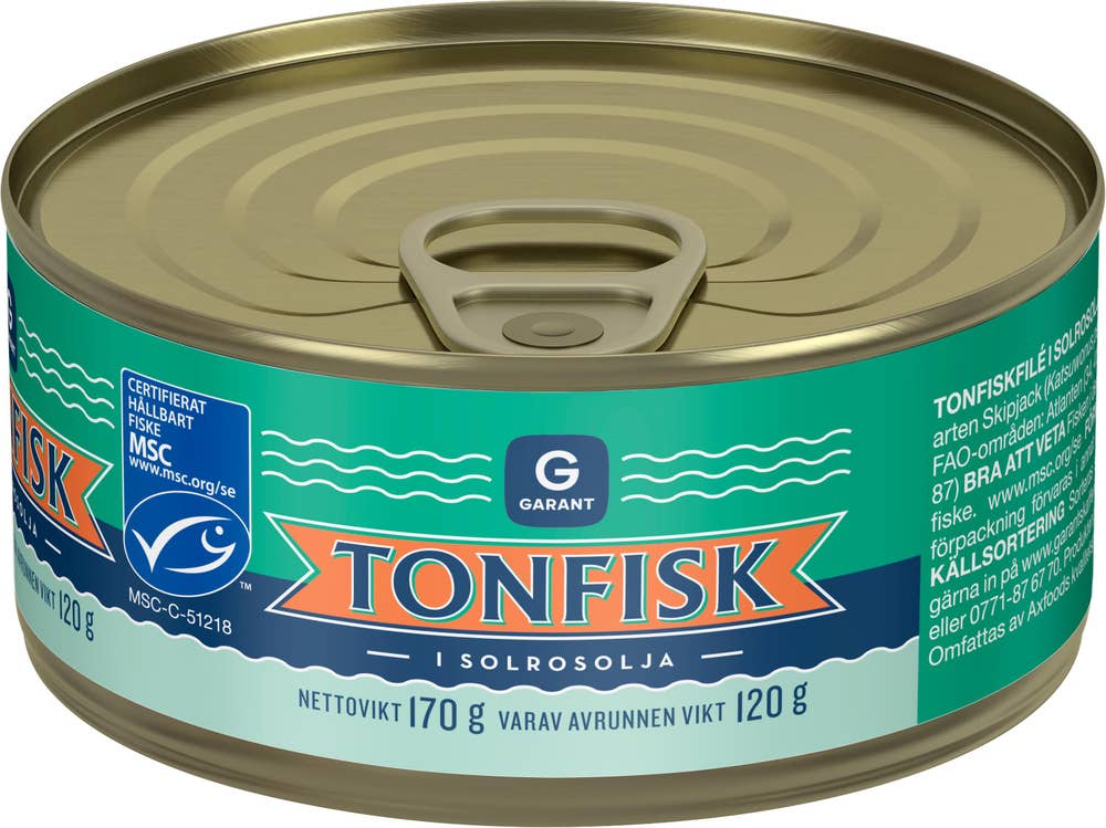 Tonfisk I Solrosolja MSC
