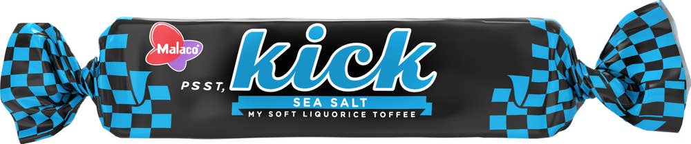 Malaco Kick Sea Salt Liquorice