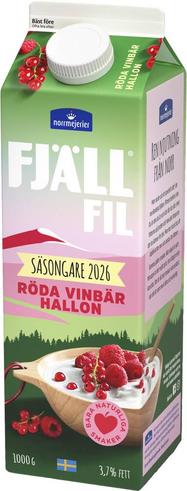 Fjällfil Röda Vinbär & Hallon 3,7%