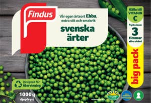 Findus Ärter Frysta