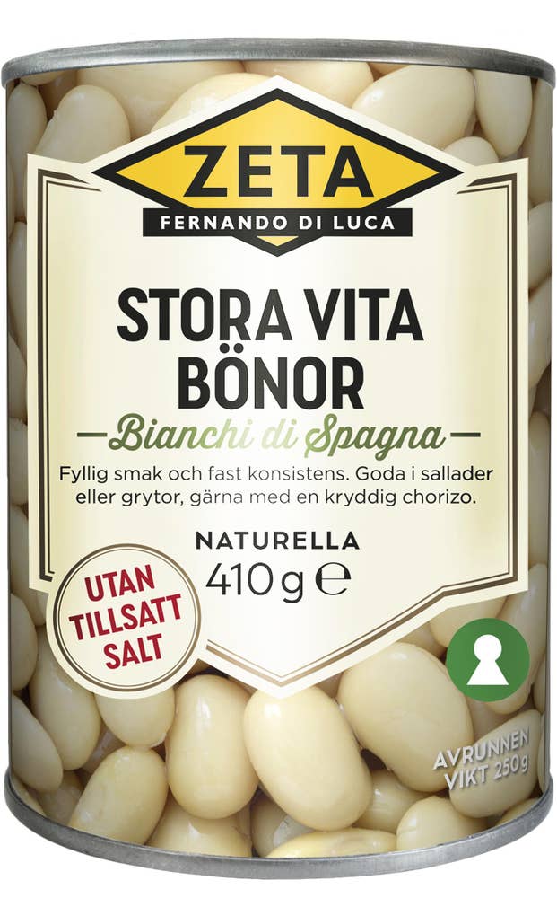 Zeta Stora Vita Bönor
