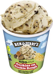 Ben & Jerry's Glass Non-Dairy Cookies on Cookie Dough Vegan