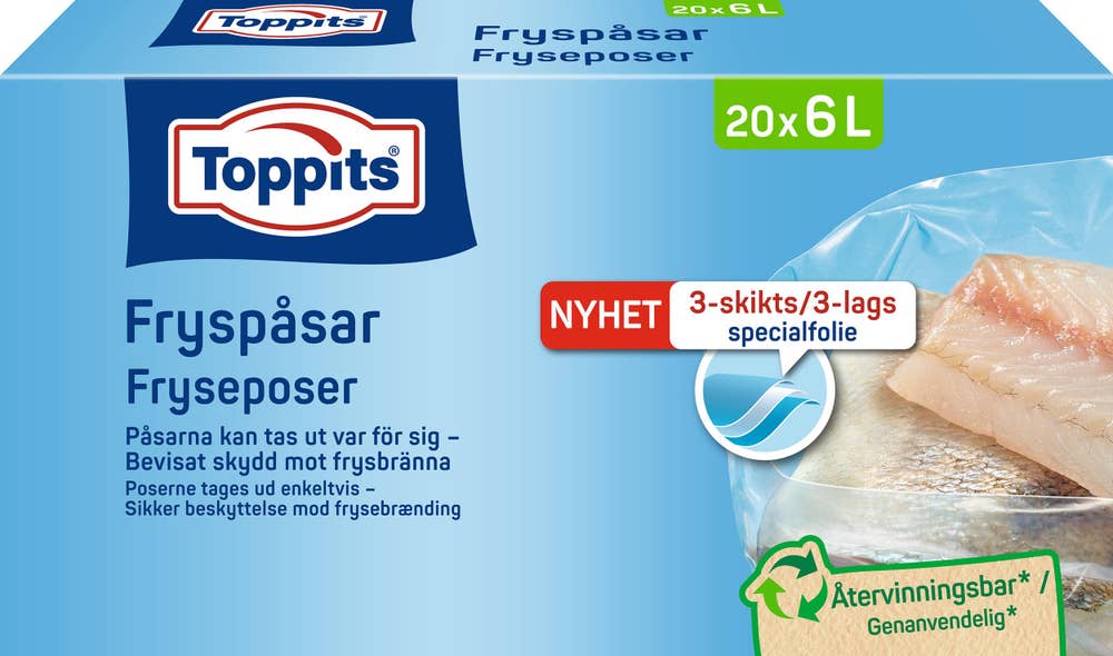Toppits Fryspåsar 6L