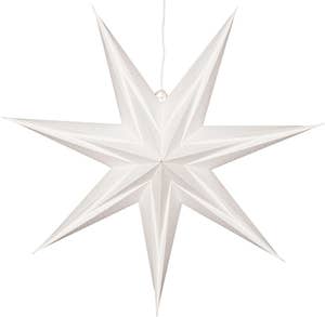 Star Trading Pappersstjärna Holly Vit 60cm