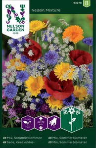 Nelson Garden Odlingsfrön Sommarblommor mix Sverige