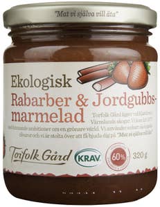 Torfolk Gård Marmelad Rabarber & Jordgubb EKO/KRAV