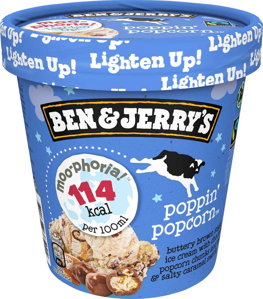Ben & Jerry's Moo-phoria Poppin Popcorn Fairtrade Ben & Jerry's
