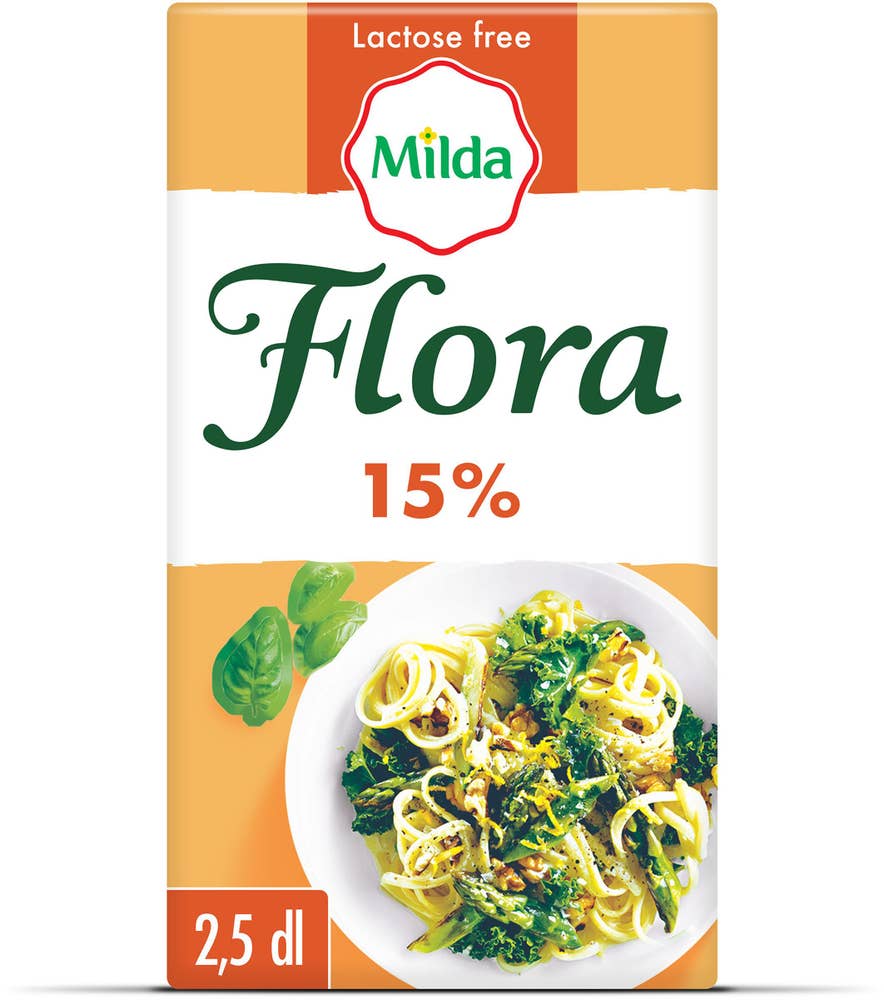 Flora by Milda Matlagningsalternativ Mat 15% Laktosfri