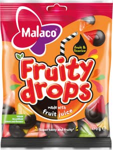 Malaco Fruity Drop Fruit & Licorice