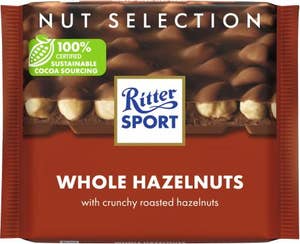 Ritter Sport Mjölkchoklad Hela Hasselnötter