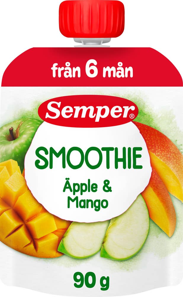 Semper Smoothie Äpple & Mango 6M