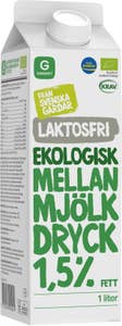 Garant Eko Mellan Mjölkdryck Laktosfri 1,5% EKO/KRAV