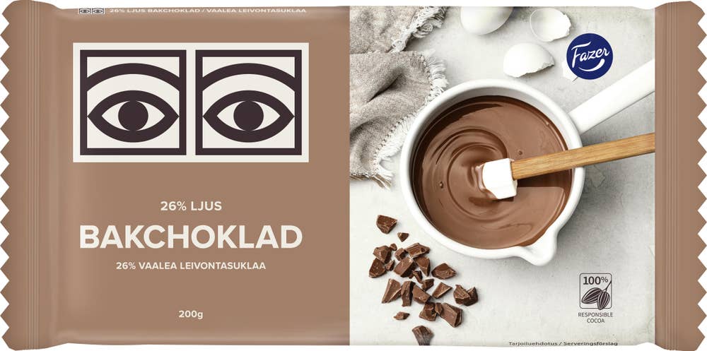 Fazer Konfektyr Bakchoklad Ljus