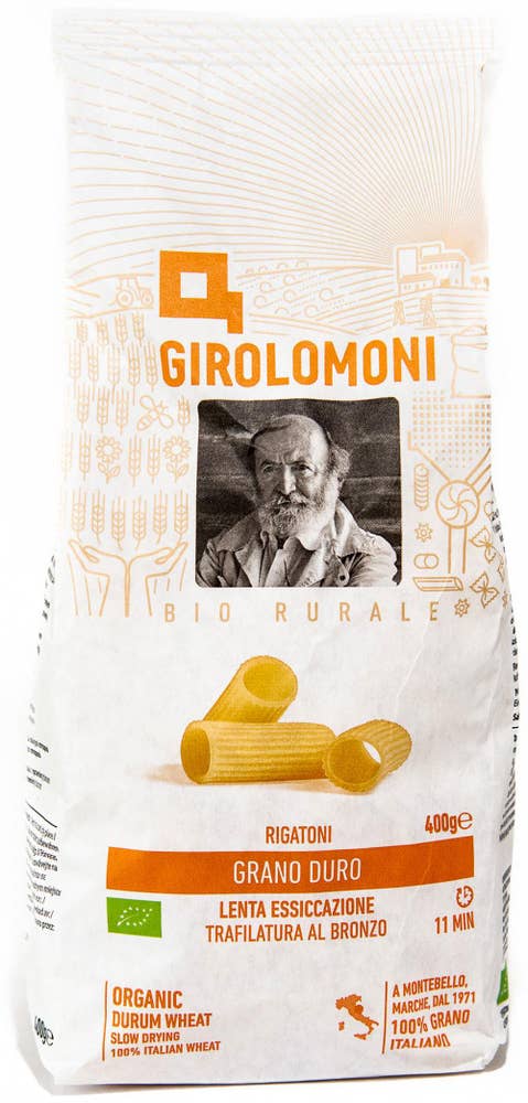 Girolomoni Rigatoni Bronsdragen EKO 400g Girolomoni