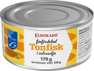 Eldorado Tonfisk Finfördelad i Olja MSC