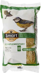 Smart Fågelmat Talgboll 6x90g