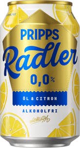 Pripps Radler Öl Citron Alkoholfri 0,0%