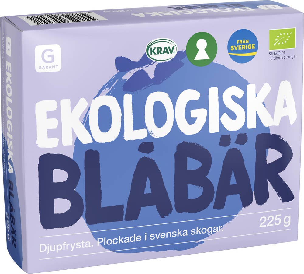 Blåbär EKO/KRAV Fryst